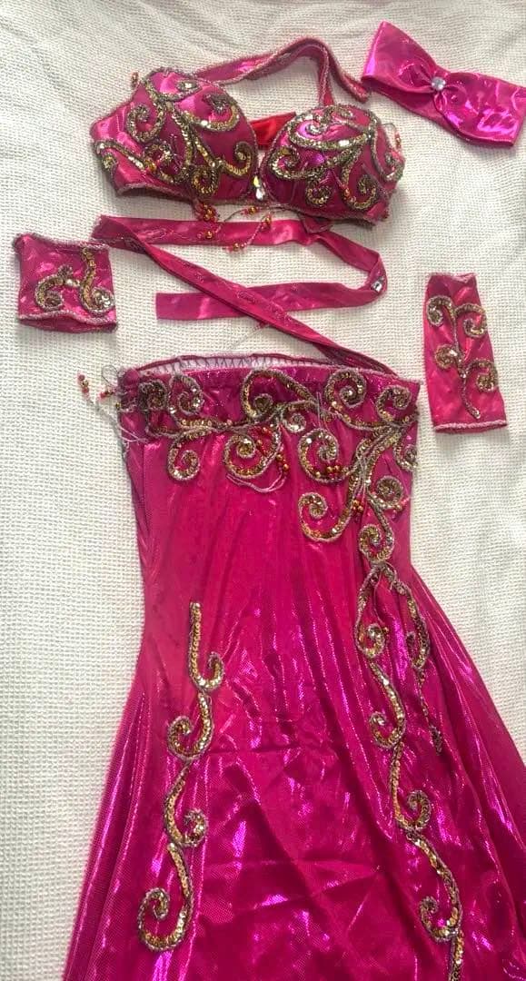 【期間限定】isisyoベリーダンス　ピンクブラスカート