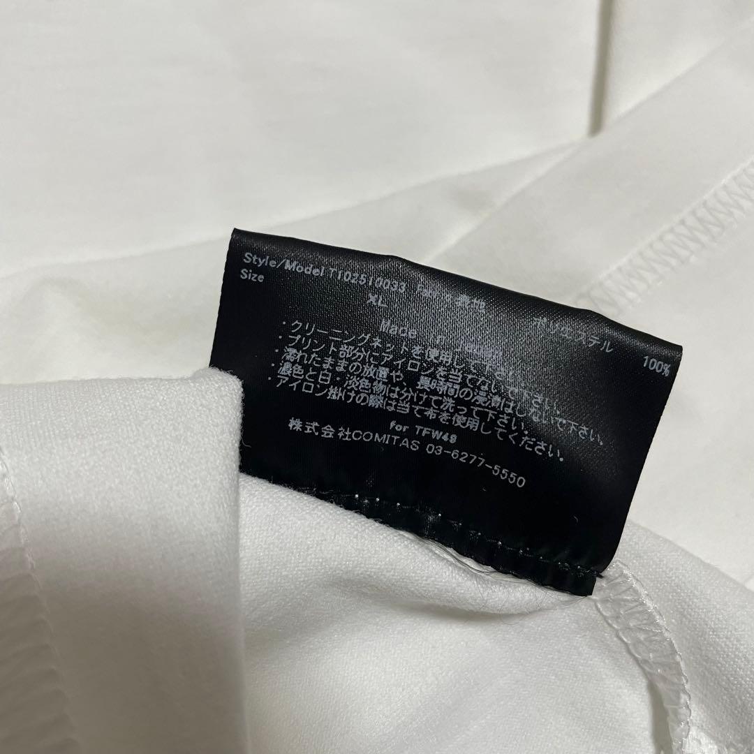 新品未使用タグ付き　TFW49 レギュラーTシャツ ホワイト　XL ゴルフ