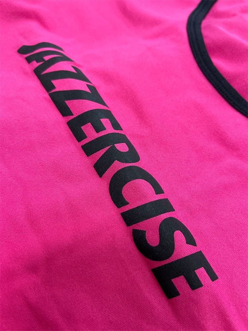 JAZZERCISE ピンク タンクトップ