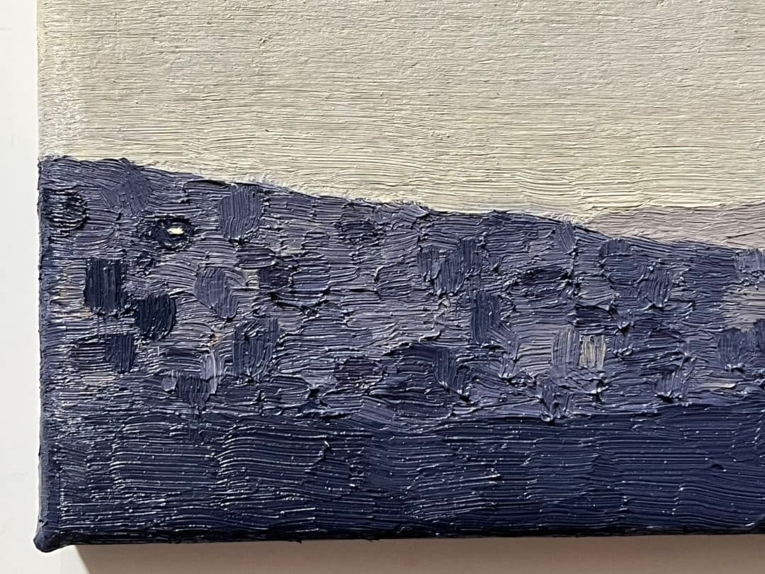 油彩画　小さな灯り