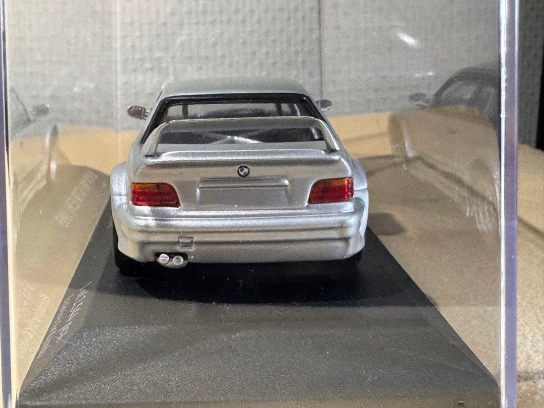 ミニチャンプス、 M3 GTR (E36) 1993 シルバー ミニカー