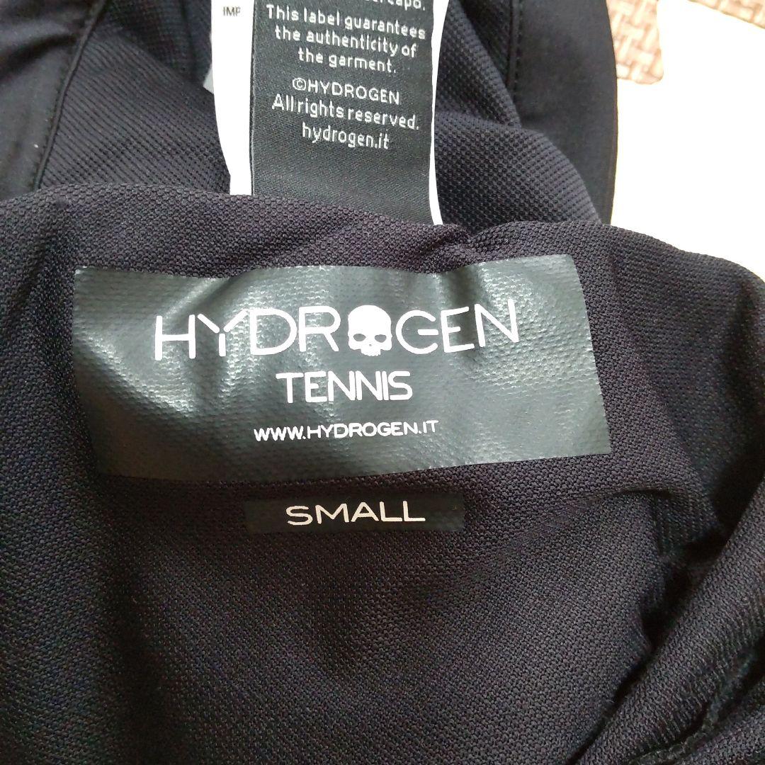 【★週末セール！★】HYDROGEN テニスウェア Sサイズ 青　黒　メンズ