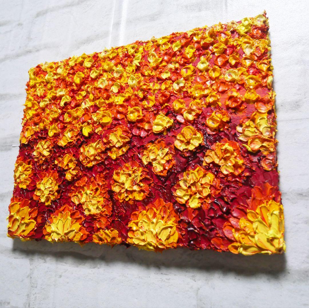 油絵 油彩 油彩画 絵画 絵 【マリーゴールド】