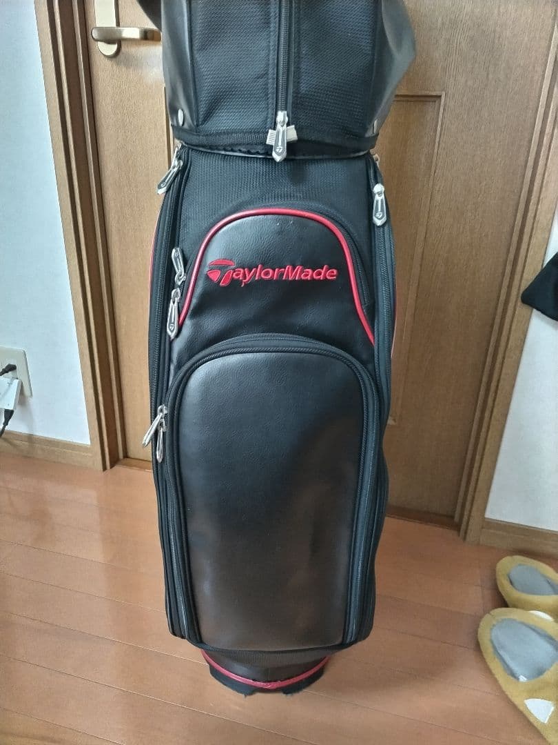 TaylorMade キャディバッグ ブラック/レッド中古