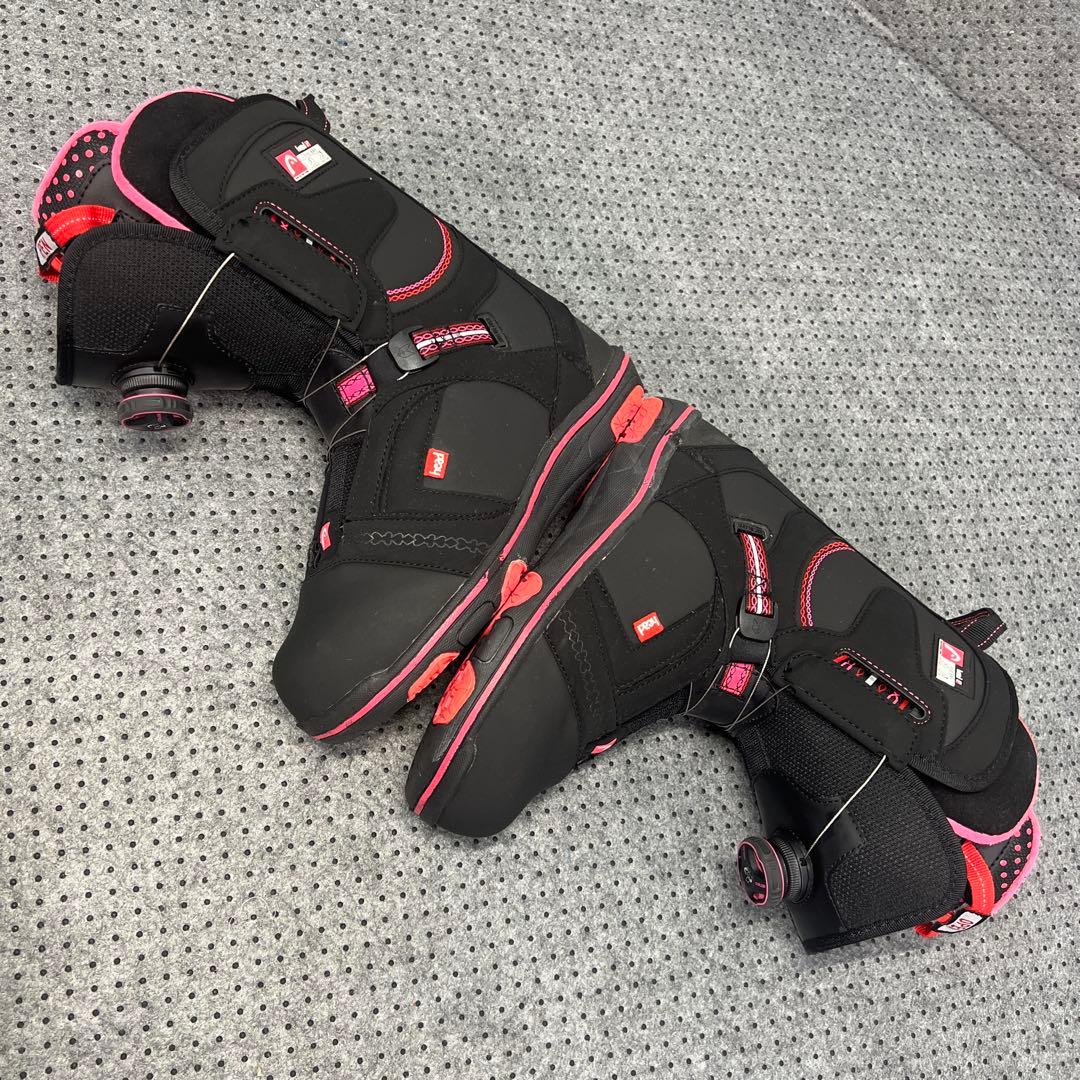 数回使用 人気サイズ24.5cm HEAD FIVE WMBOA スノボブーツ