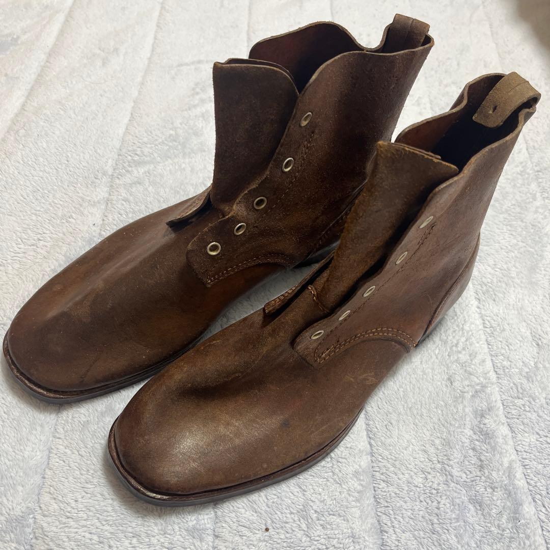 昭和16年製　昭五式 11文 約26.4cm 帝国陸軍 昭五式編上靴 鋲付