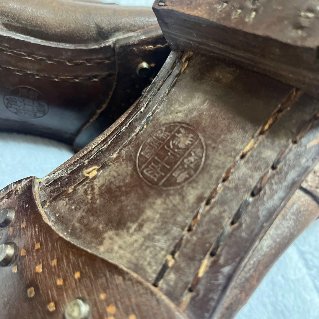 昭和16年製　昭五式 11文 約26.4cm 帝国陸軍 昭五式編上靴 鋲付