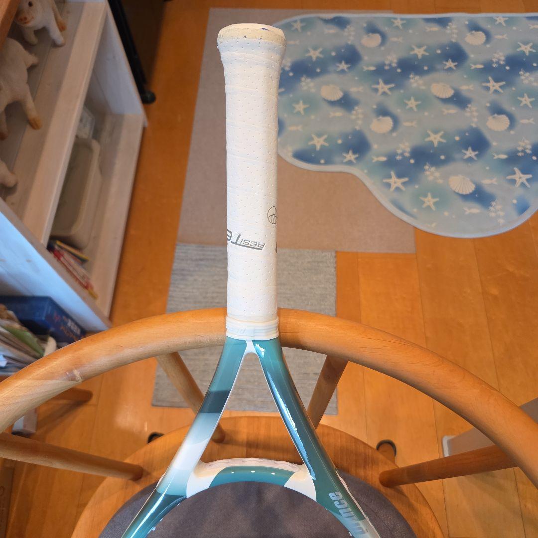 EMBLEM 120 硬式テニスラケット ホワイト/ブルー