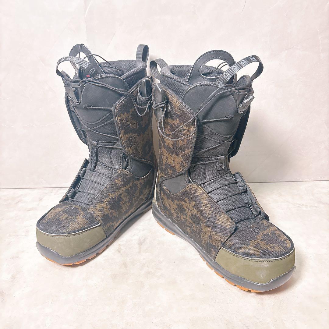 03B 26.5cm SALOMON クイックレース スノーボードブーツ
