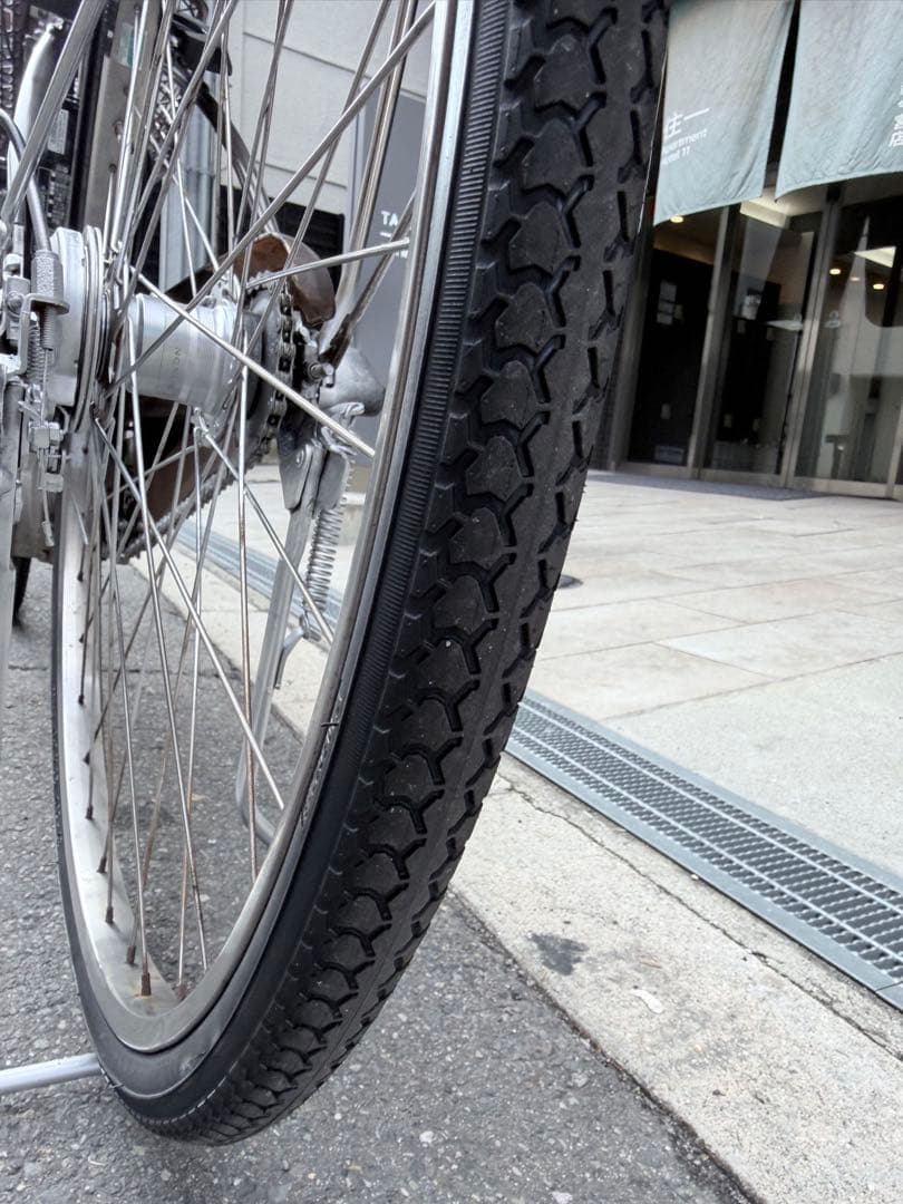 大阪府　パナソニック　電動アシスト自転車 シティタイプ ブラウン