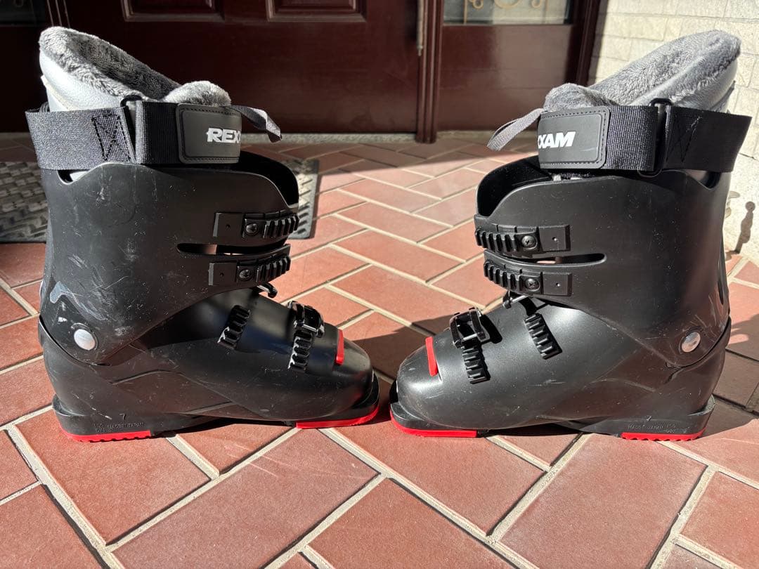 REXXAM スキー用ブーツ ブラック/レッド26.5cm