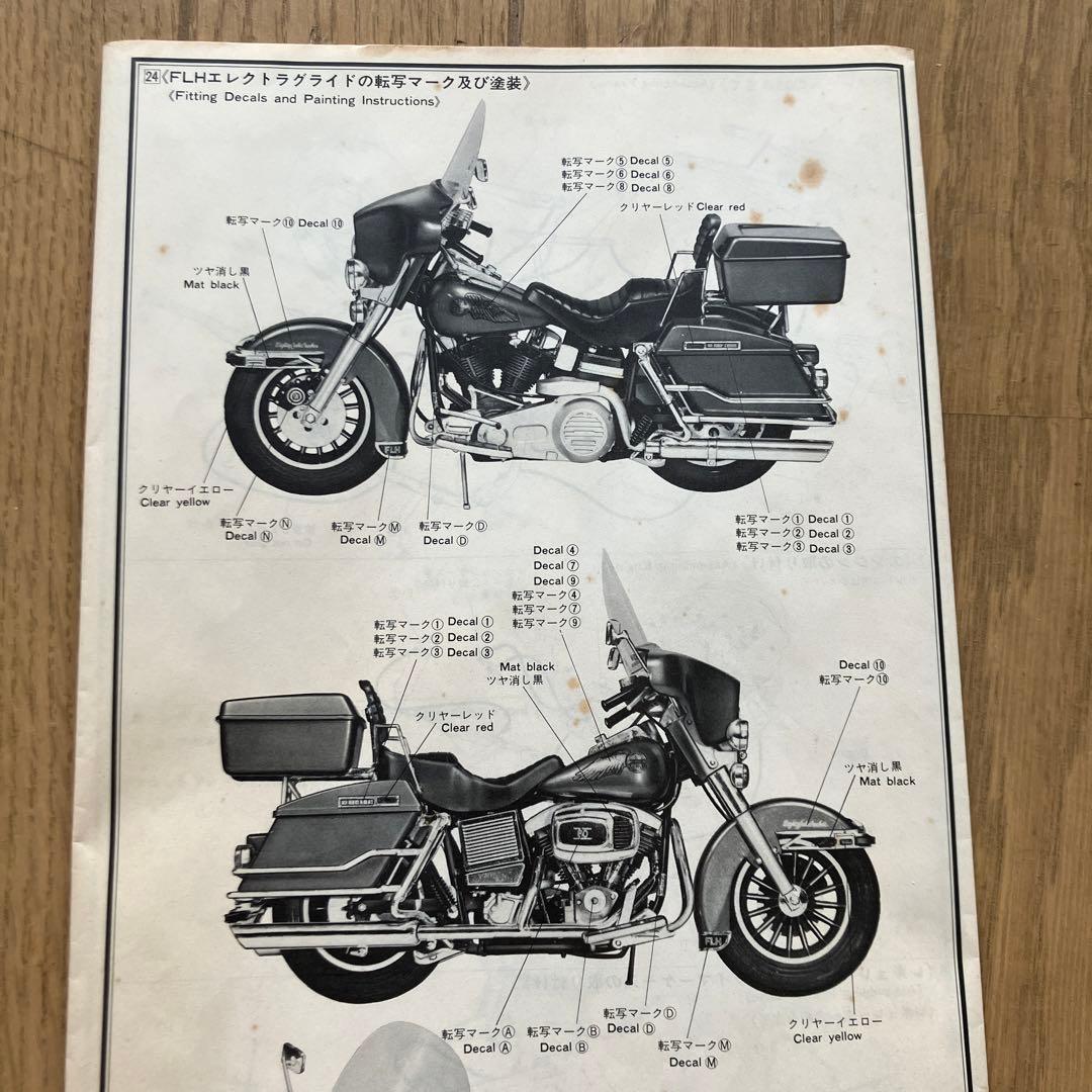 Harley-Davidson Electra Glide 1/12プラモデル