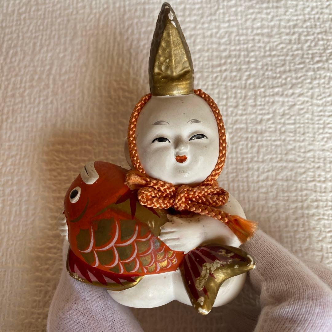 希少✨有識御人形司 十二世　伊東久重作 御所人形　ゑびす　恵比須　置物　縁起物