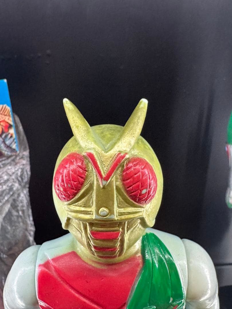 エ*サ様 【当時物】仮面ライダーX 無版権 パチソフビ