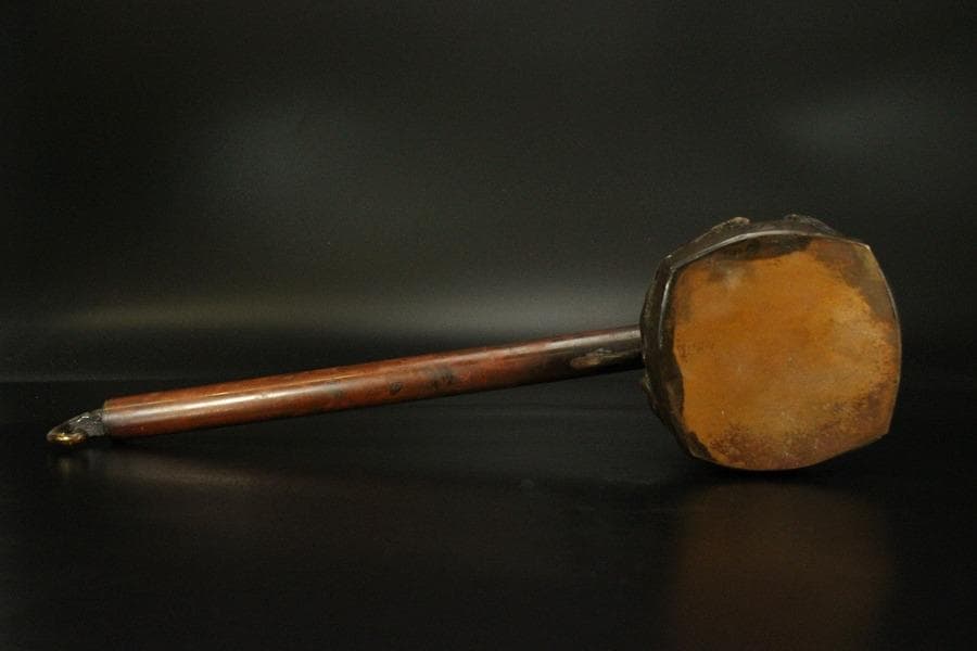 文房具 花鳥紋 矢立 銅製 600