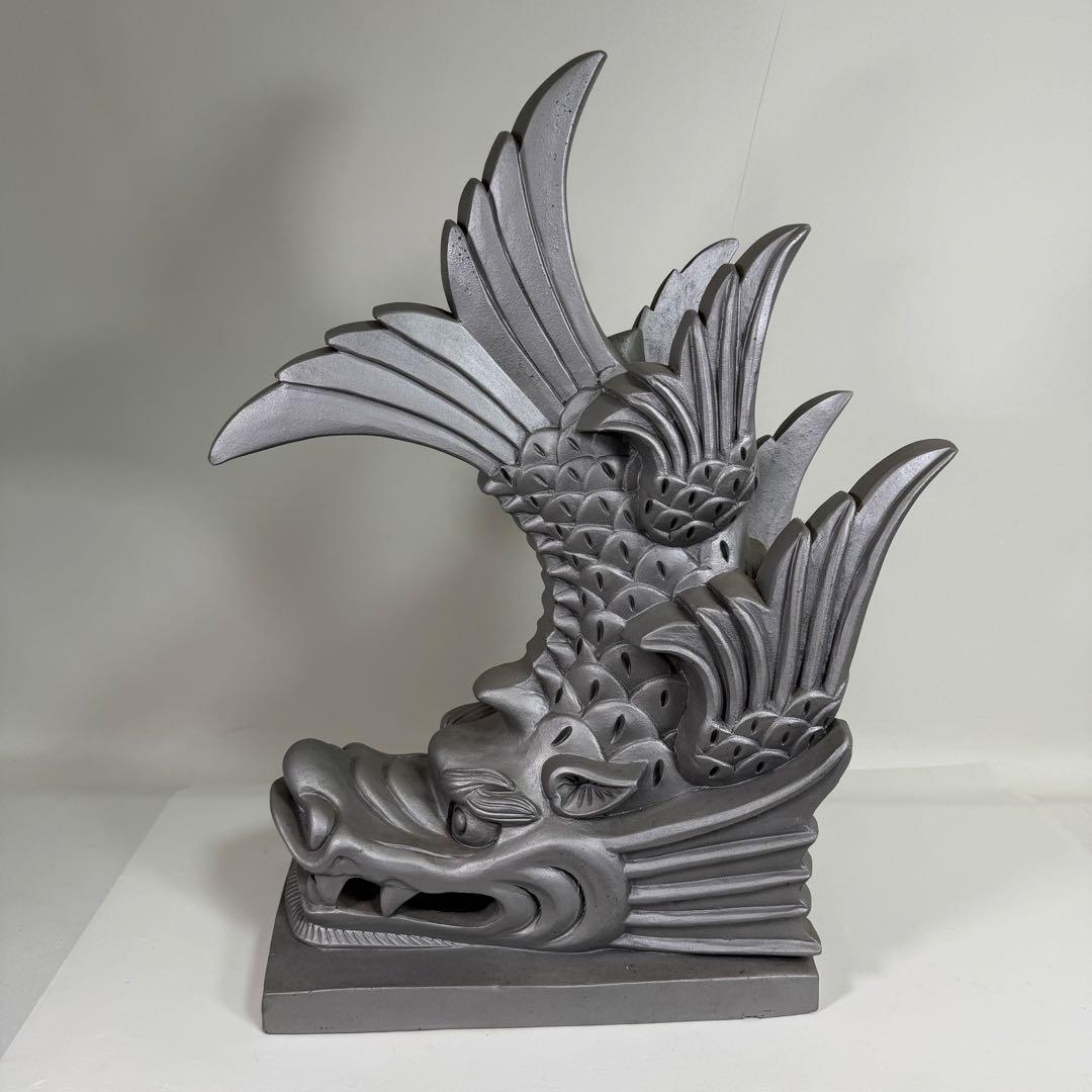 姫路城　構井一巳先生作　しゃちほこ　鯱　鯱瓦　瓦　対　2体セット　定価16万超え