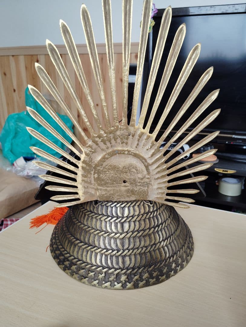 【良品】豊臣秀吉 兜 飾り 五月人形 美術品