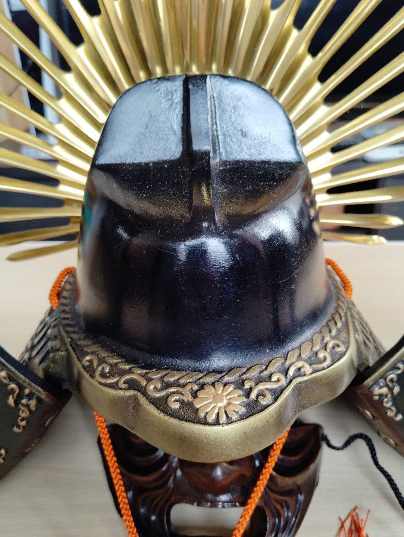 【良品】豊臣秀吉 兜 飾り 五月人形 美術品