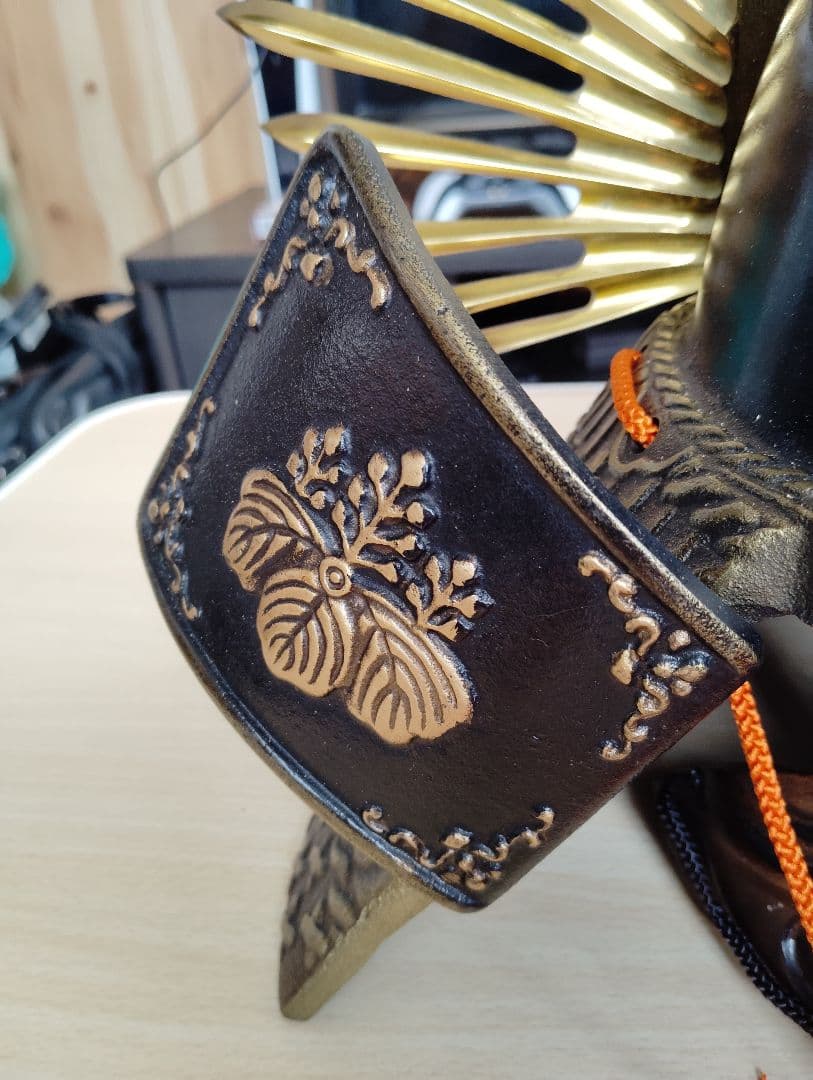 【良品】豊臣秀吉 兜 飾り 五月人形 美術品