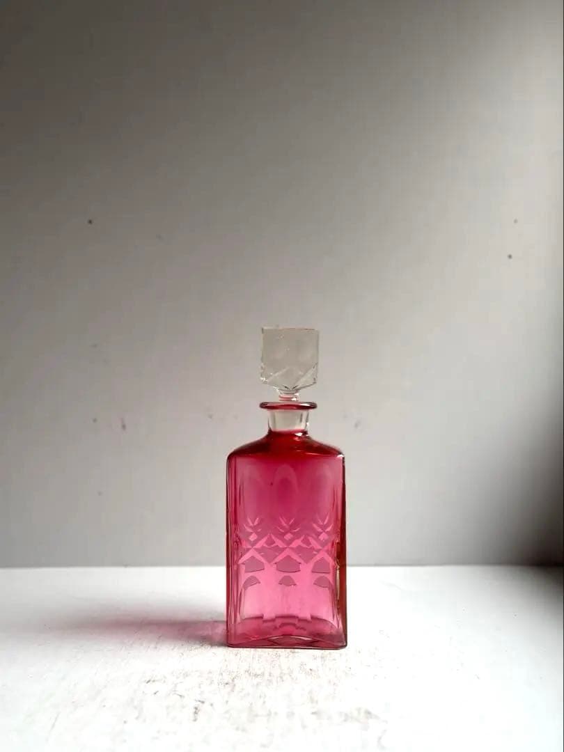 603 フランスアンティーク カットが美しいデキャンタ カラフ パリ 美品