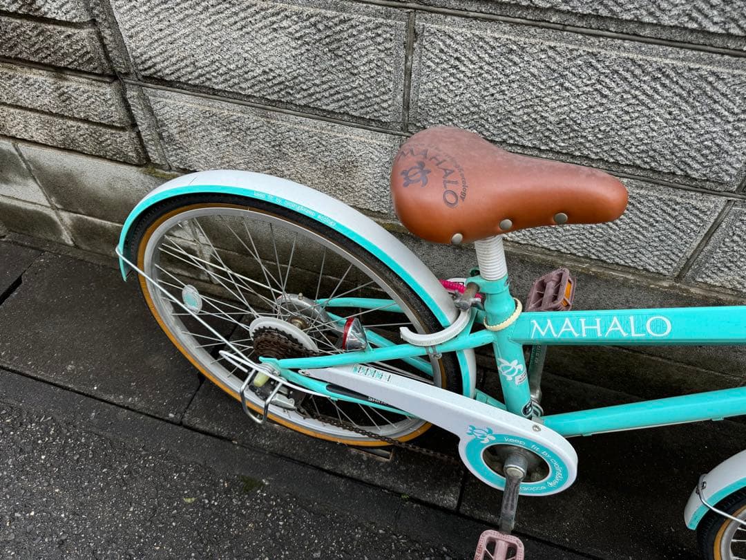 イオンバイク マハロジュニア 6段 24型 子供用自転車 グリーン 手渡しのみ