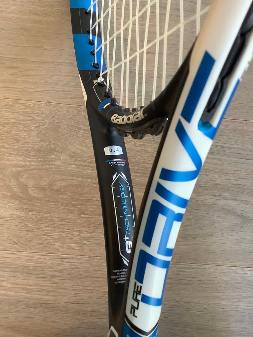 希少 バボラピュアドライブ 260g 新品グリップ G0 ストリング付き