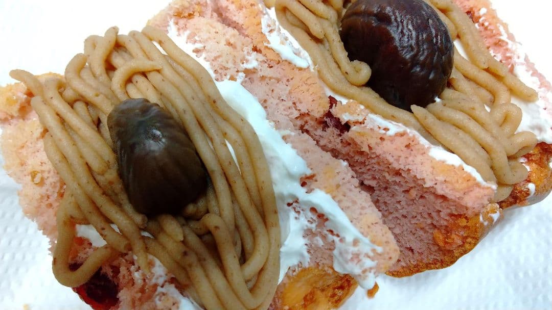 黒＆まゆページ、ケーキ、パフェ、和菓子、他、シフォンケーキ、サンド各種