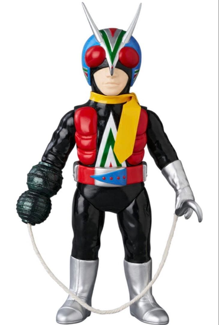 メディコム・トイ×東映レトロソフビ★ライダーマン(ロープアームひも付きVer.)