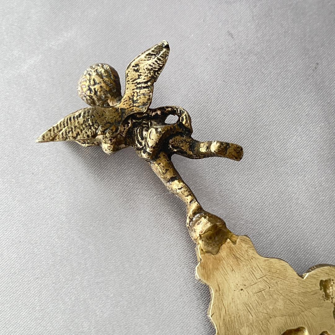 【ドイツ】 天使のティーストレナー【シルバープレート】16cm