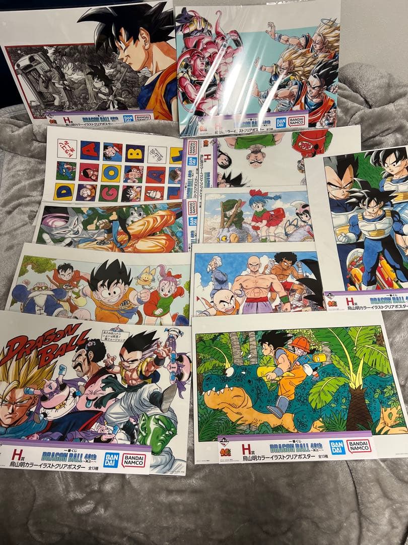 よ*と様 一番くじドラゴンボール40th～其之一　H賞カラーイラストクリアポスタ