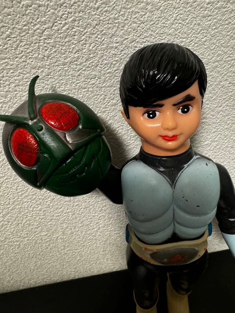 旧バンダイ　当時物　仮面ライダー初期　ソフビ