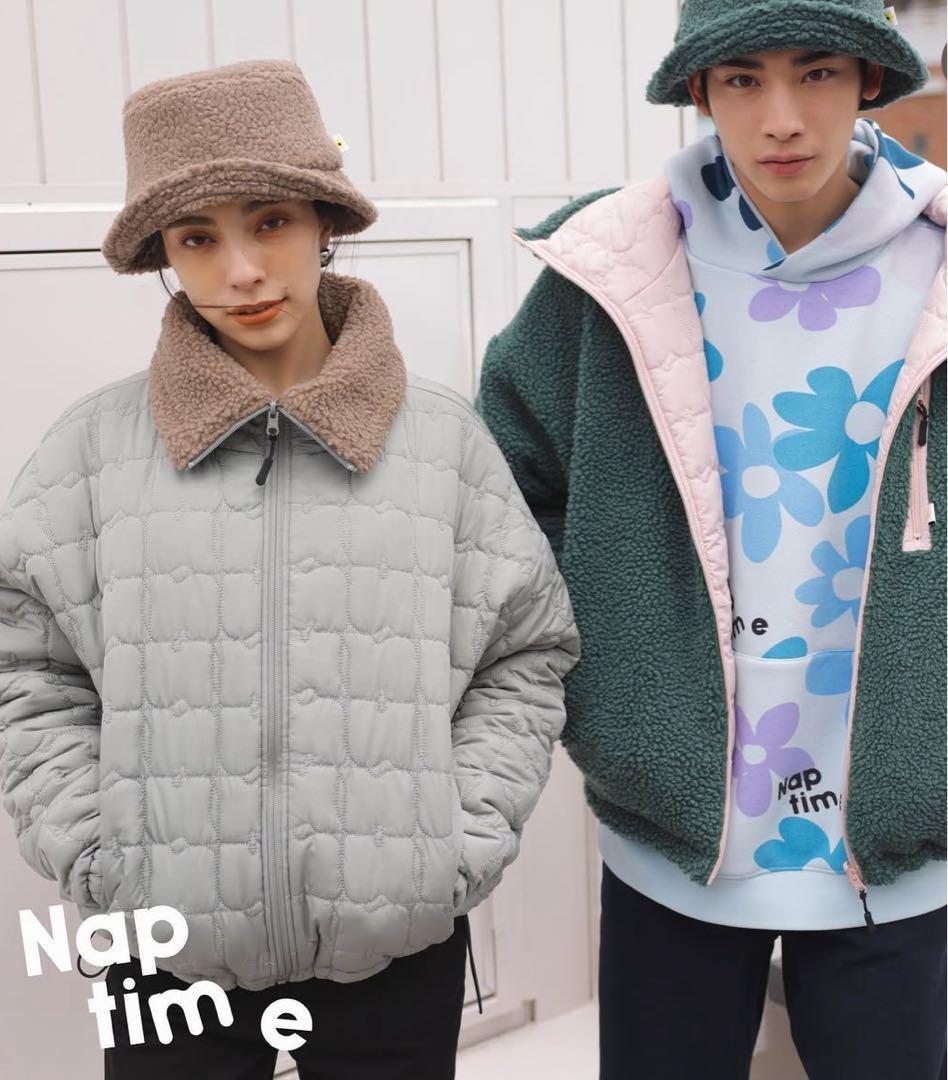 ナップタイム　naptime. Nissy 西島隆弘　チェックシャツ　ボア