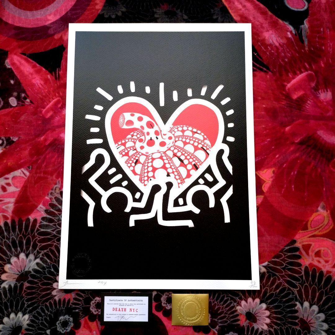 DEATH NYC世界限定100枚Heart with Octopus 草間彌生