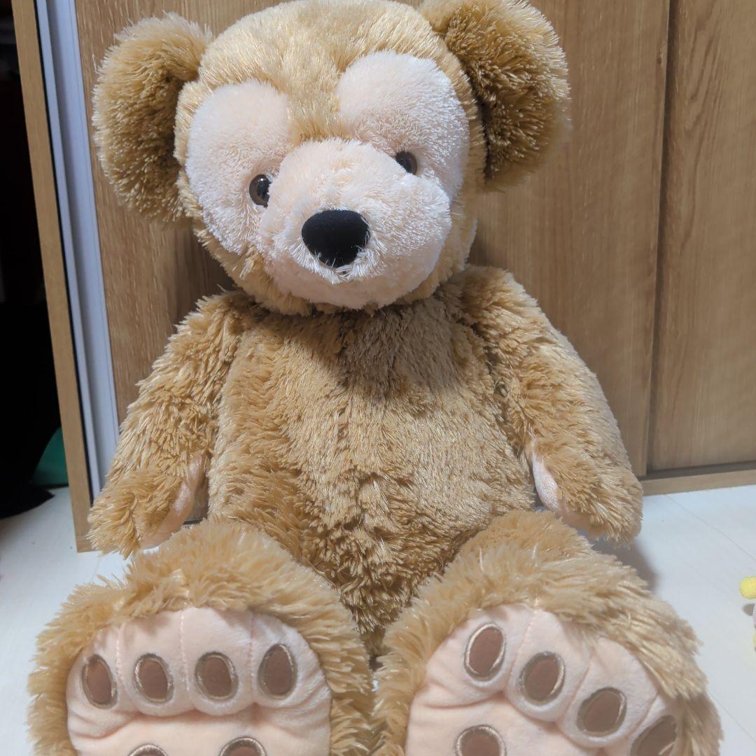 TDS☆旧タグ 白タグダッフィー 70センチ☆ビーズ