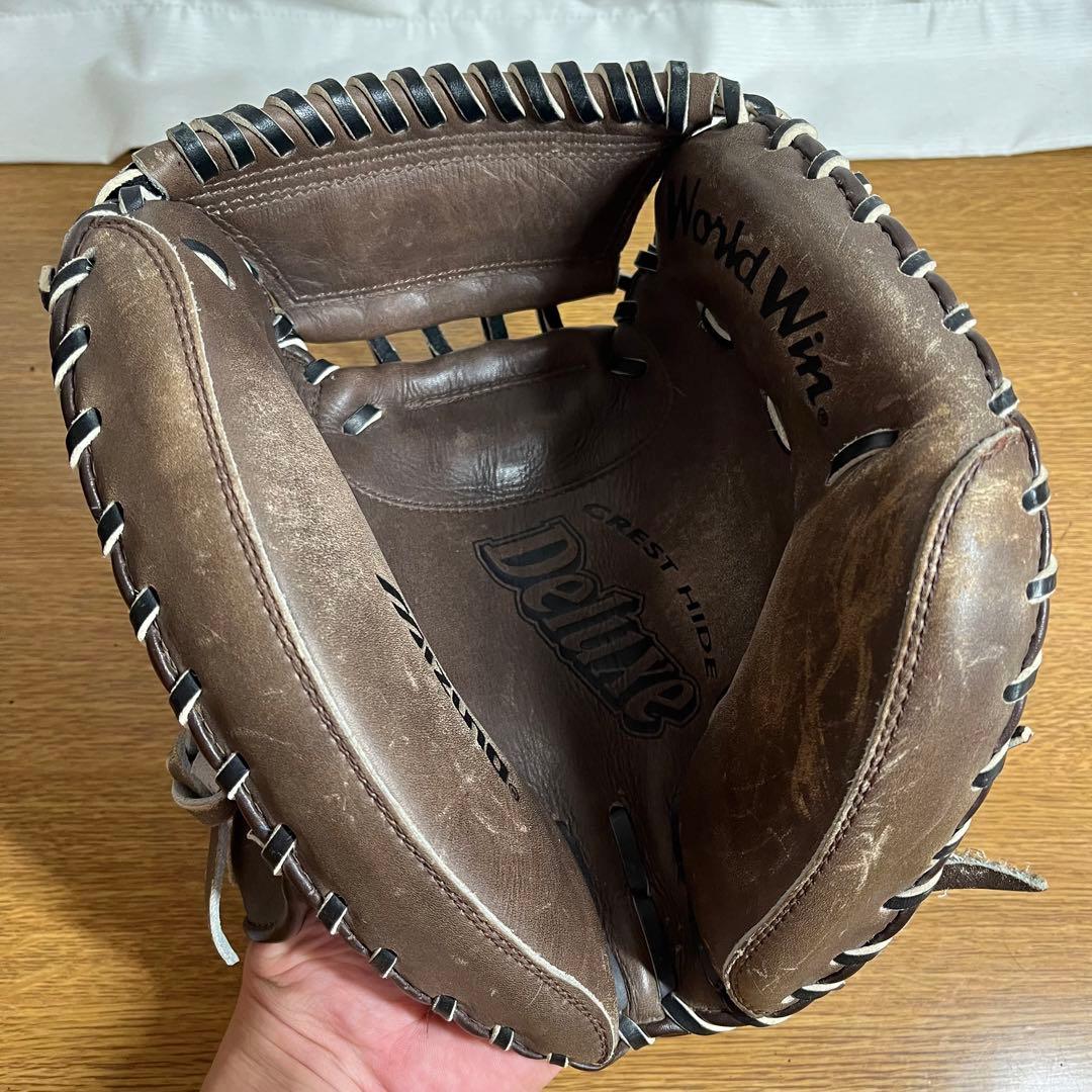 ミズノ ワールドウィン 一般軟式 キャッチャーミット 美品 日本製 大人用