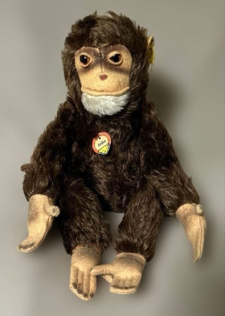 steiff ヌイグルミ Jocko チンパンジー 猿 ドイツ シュタイフ