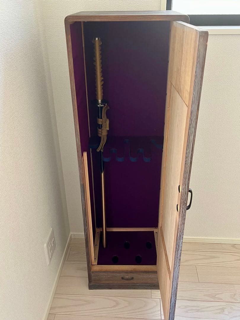 刀剣　収納箱　木製