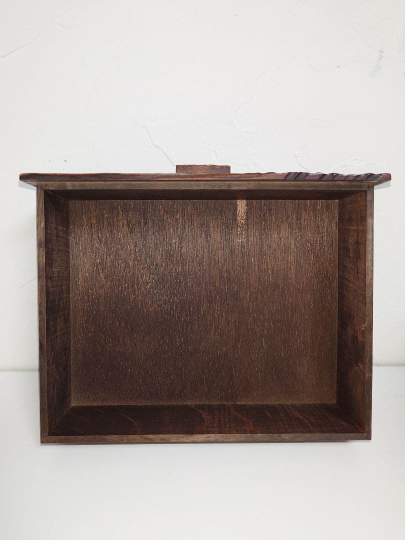 木製 3段 小物入れ 三段引出し 昭和レトロ 民芸 アンティーク 民藝 工芸