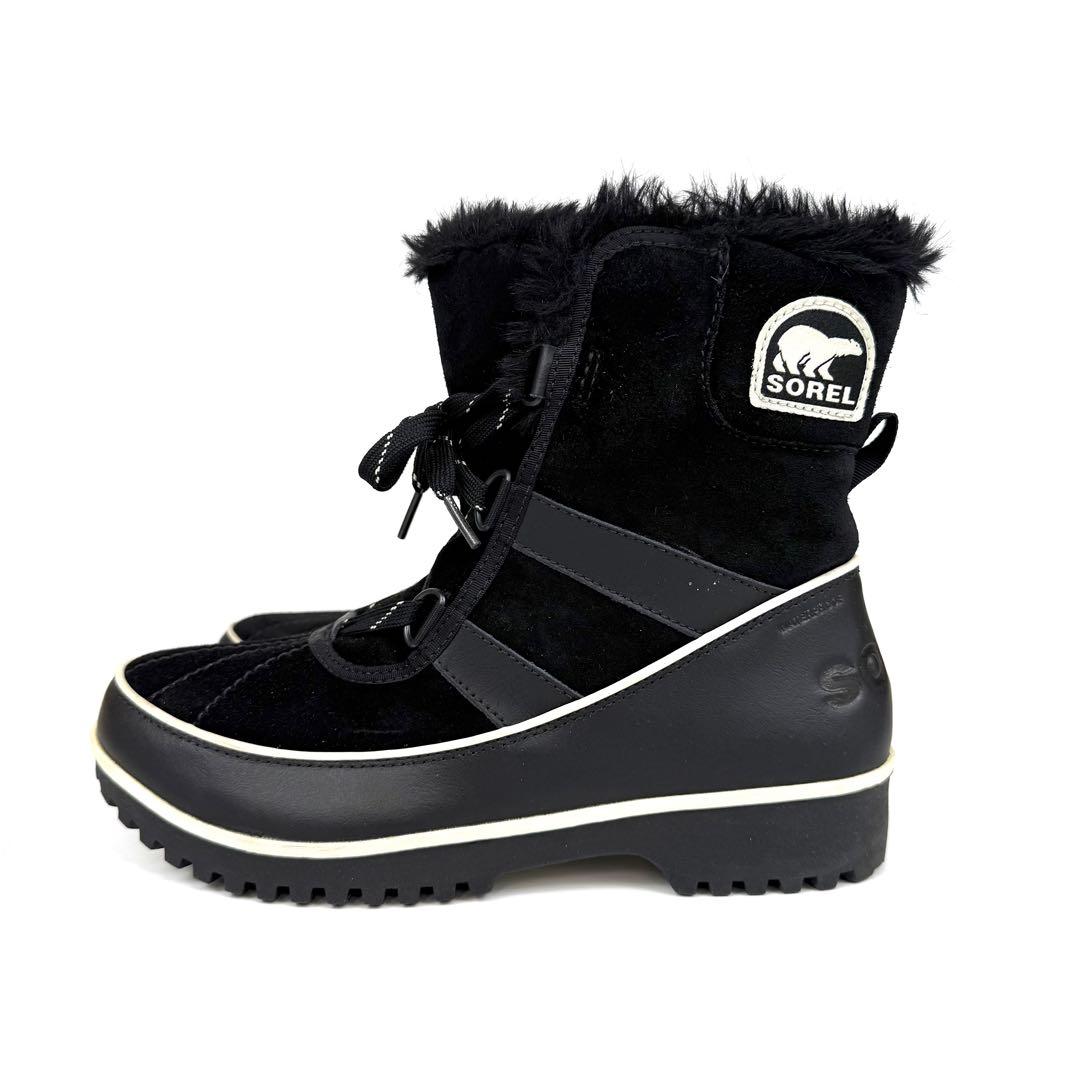ソレル　スエード　ウィンターブーツ　スノーブーツ　　ファー　25cm
