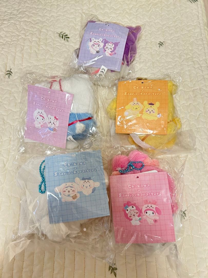 ちいかわ　サンリオ　マスコット　コンプリートセット