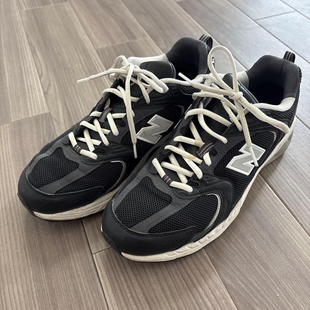 【ニューバランス28cm】ゴルフシューズ（黒）