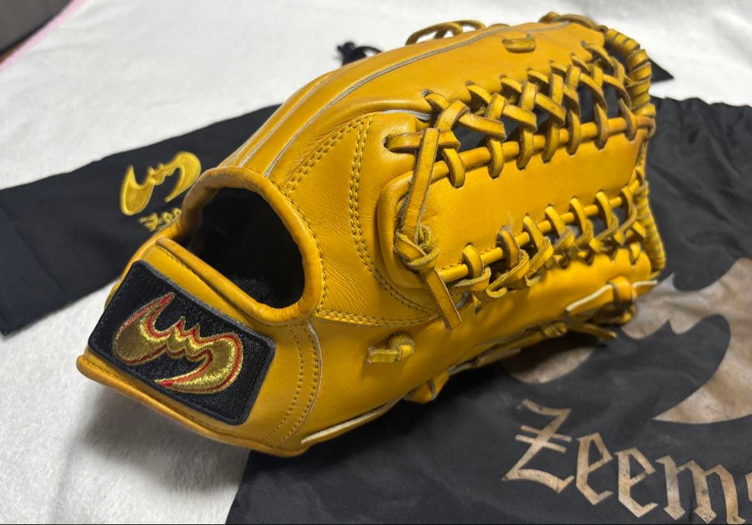 ジームスグラブ　硬式　外野用　右投げ　イエロー　ESPⅡ-788