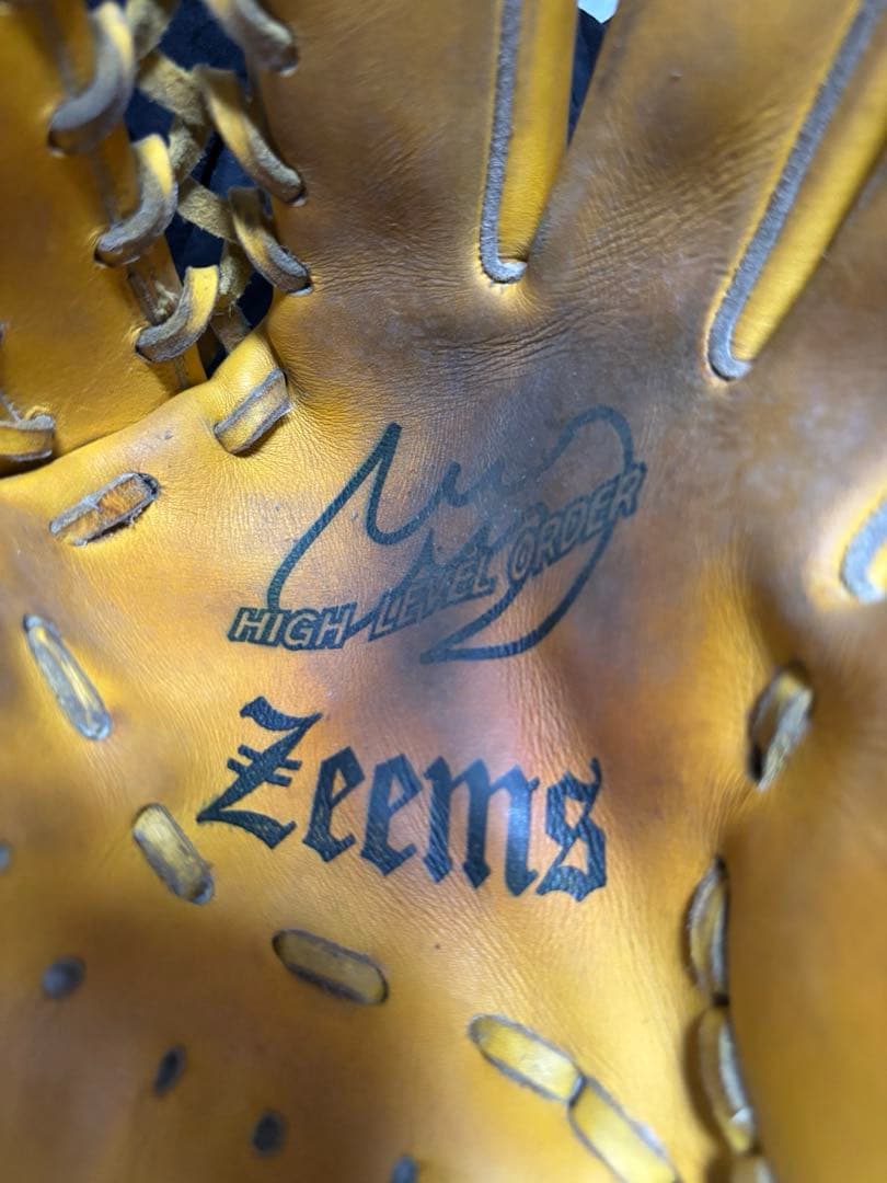 ジームスグラブ　硬式　外野用　右投げ　イエロー　ESPⅡ-788