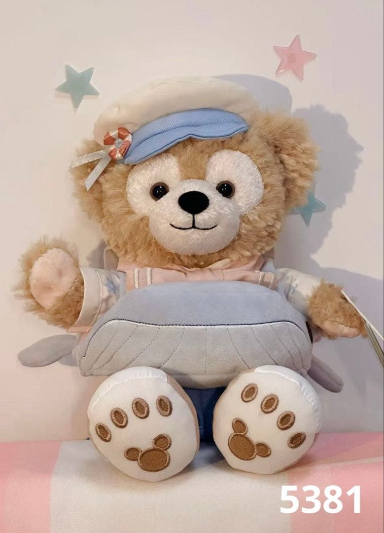 専用③お顔厳選　上海ディズニー　サマー　ダッフィー　SSぬいぐるみ5282