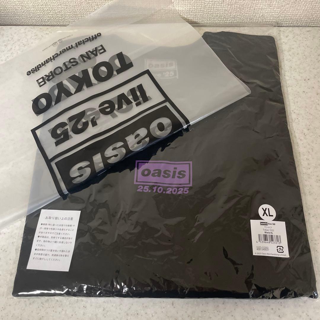 OASIS　東京公演限定Tシャツ TOKYO 1025　10月25日 サイズXL