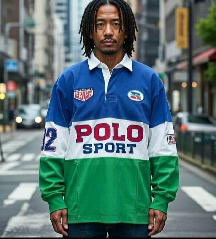 未使用！ポロスポーツ　ラガーシャツ　ポロラルフローレン　POLO SPORT