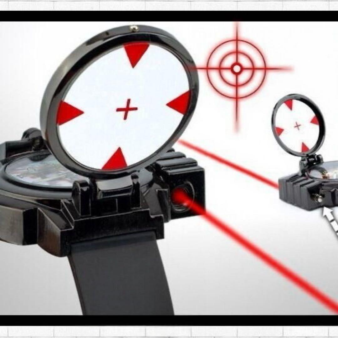 《2個セット割》【七色フラッシュライト付】コナン金属製時計型麻酔銃 予備電池付