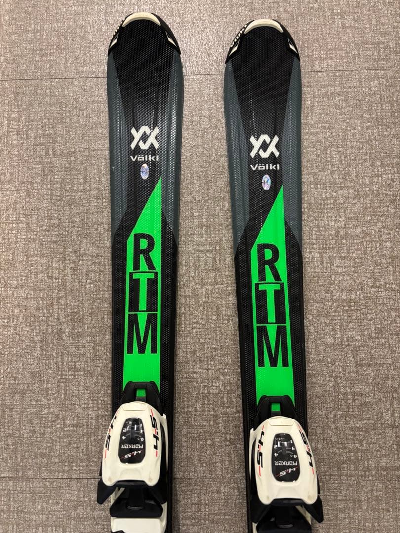 RTM JR 120 スキー 板 ジュニア用　ストック付き