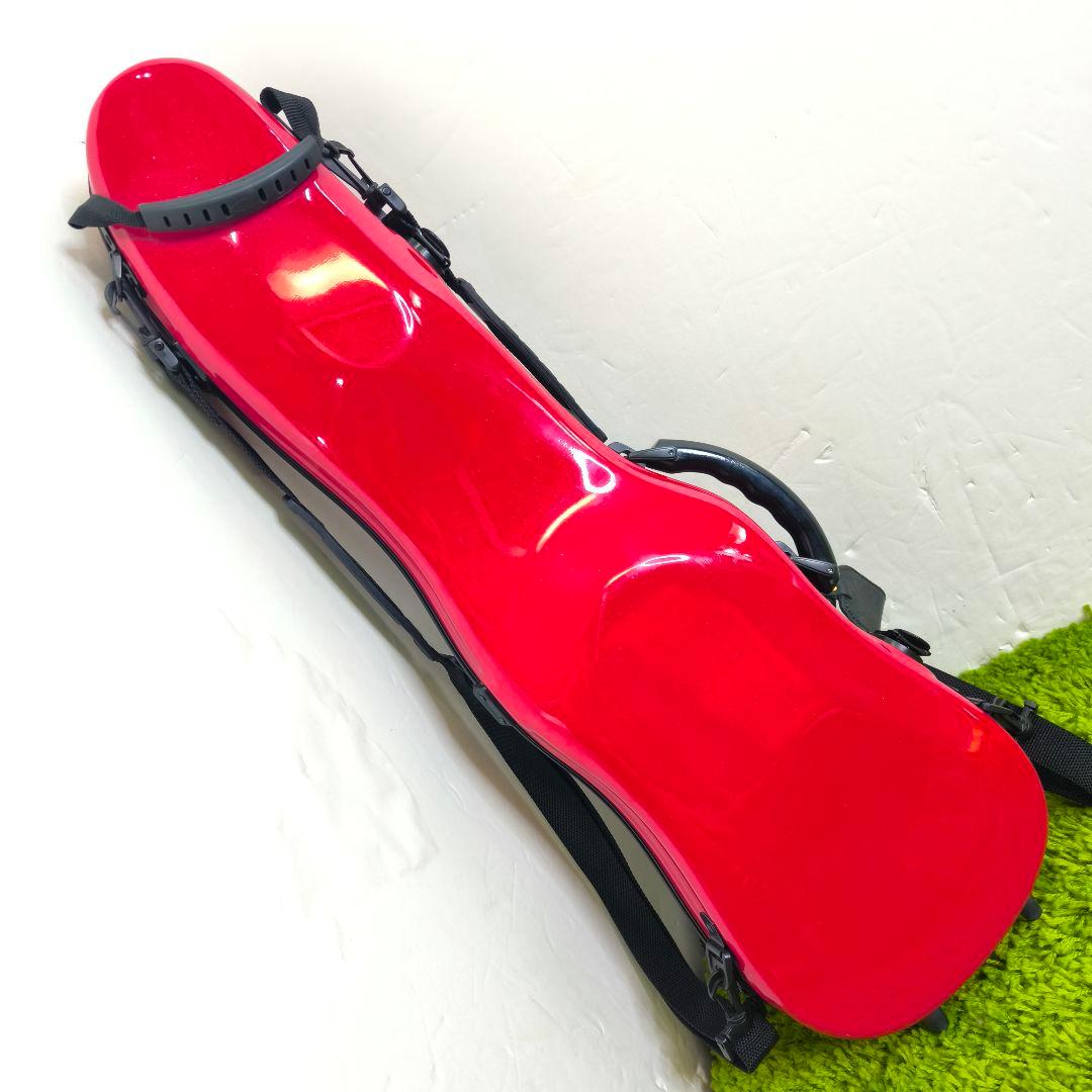 東洋楽器　プリュームファイバーケース プラチナワイン バイオリンケース