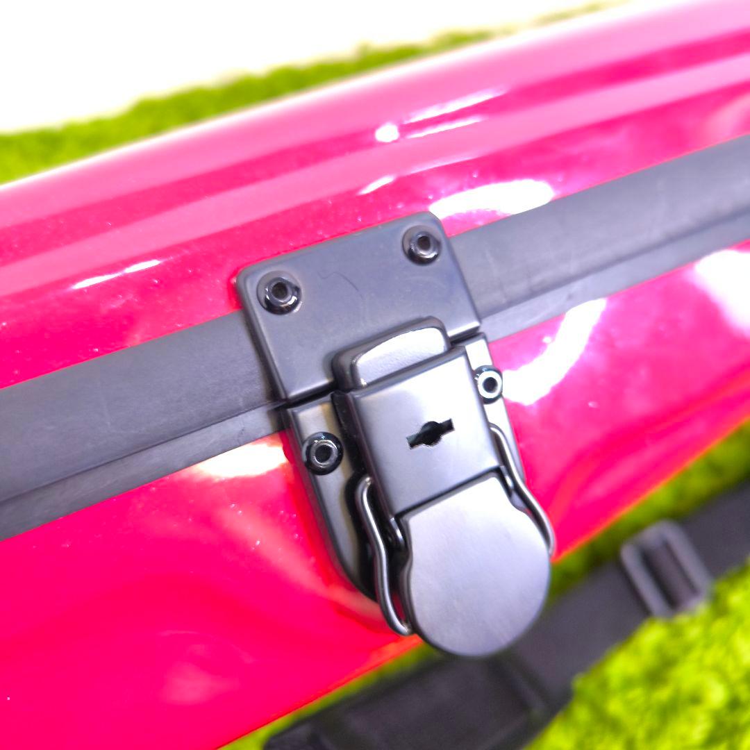 東洋楽器　プリュームファイバーケース プラチナワイン バイオリンケース